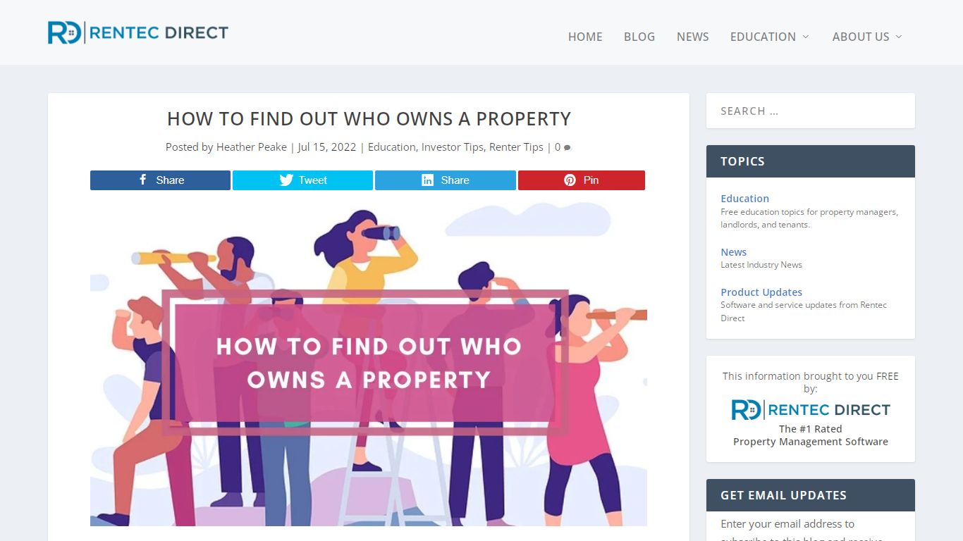 How to Find Out Who Owns a Property - Rentec Direct Blog